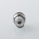 Mission TIPS V2 Style Boro BB Drip Tip Set for BB / Billet Boro Mod - Silver + Translucent, Stainless Steel + PC