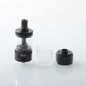 Baya Style RTA Rebiuildable Tank Atomizer w/ Side-Air Chamber - Black, 4.2ml, Air Pin 1.0, 1.5, 2.0, 2.5mm, 22mm Diameter