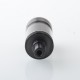Baya Style RTA Rebiuildable Tank Atomizer w/ Side-Air Chamber - Black, 4.2ml, Air Pin 1.0, 1.5, 2.0, 2.5mm, 22mm Diameter