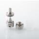 Baya Style RTA Rebiuildable Tank Atomizer w/ Side-Air Chamber - Silver, 4.2ml, Air Pin 1.0, 1.5, 2.0, 2.5mm, 22mm Diameter