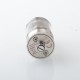Baya Style RTA Rebiuildable Tank Atomizer w/ Side-Air Chamber - Silver, 4.2ml, Air Pin 1.0, 1.5, 2.0, 2.5mm, 22mm Diameter