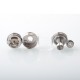 Baya Style RTA Rebiuildable Tank Atomizer w/ Side-Air Chamber - Silver, 4.2ml, Air Pin 1.0, 1.5, 2.0, 2.5mm, 22mm Diameter