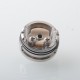 Baya Style RTA Rebiuildable Tank Atomizer w/ Side-Air Chamber - Silver, 4.2ml, Air Pin 1.0, 1.5, 2.0, 2.5mm, 22mm Diameter