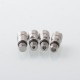 Baya Style RTA Rebiuildable Tank Atomizer w/ Side-Air Chamber - Silver, 4.2ml, Air Pin 1.0, 1.5, 2.0, 2.5mm, 22mm Diameter