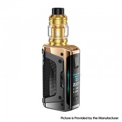 [Ships from Bonded Warehouse] Authentic GeekVape Aegis Legend 5 220W Mod Kit with Z Sub Ohm Tank - Racing Gold, VW 5~220W