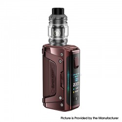 [Ships from Bonded Warehouse] Authentic GeekVape Aegis Legend 5 220W Mod Kit with Z Sub Ohm Tank - Earth Brown, VW 5~220W
