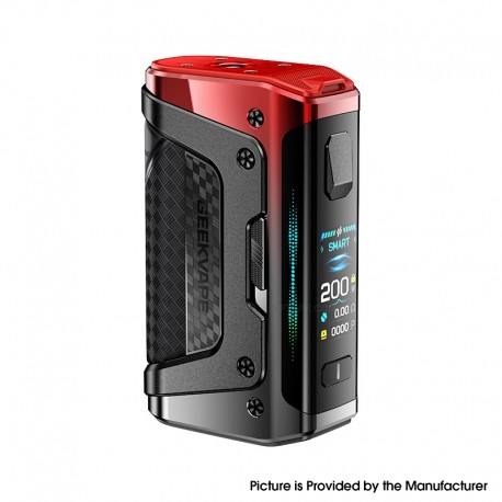 [Ships from Bonded Warehouse] Authentic GeekVape Aegis Legend 5 220W Box Mod - Turbo Red, VW 5~220W, 2 x 18650,