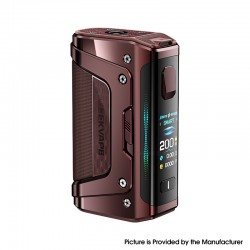 [Ships from Bonded Warehouse] Authentic GeekVape Aegis Legend 5 220W Box Mod - Earth Brown, VW 5~220W, 2 x 18650,
