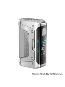 [Ships from Bonded Warehouse] Authentic GeekVape Aegis Legend 5 220W Box Mod - Frost Silver, VW 5~220W, 2 x 18650,