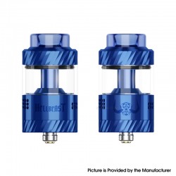[Ships from Bonded Warehouse] Authentic Hellvape Hellbeast RTA Tank Atomizer - Blue, 4.5ml, 25mm Diameter