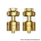 [Ships from Bonded Warehouse] Authentic Hellvape Hellbeast RTA Tank Atomizer - Gold, 4.5ml, 25mm Diameter