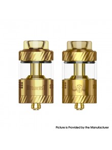 [Ships from Bonded Warehouse] Authentic Hellvape Hellbeast RTA Tank Atomizer - Gold, 4.5ml, 25mm Diameter