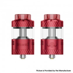 [Ships from Bonded Warehouse] Authentic Hellvape Hellbeast RTA Tank Atomizer - Red, 4.5ml, 25mm Diameter