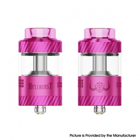 [Ships from Bonded Warehouse] Authentic Hellvape Hellbeast RTA Tank Atomizer - Pink, 4.5ml, 25mm Diameter