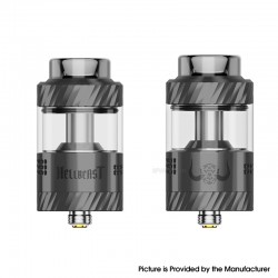 [Ships from Bonded Warehouse] Authentic Hellvape Hellbeast RTA Tank Atomizer - Gunmetal, 4.5ml, 25mm Diameter