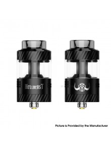 [Ships from Bonded Warehouse] Authentic Hellvape Hellbeast RTA Tank Atomizer - Matte Black, 4.5ml, 25mm Diameter