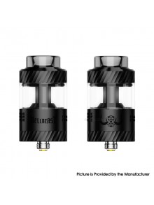 [Ships from Bonded Warehouse] Authentic Hellvape Hellbeast RTA Tank Atomizer - Matte Full Black, 4.5ml, 25mm Diameter