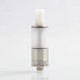 Dvarw Style MTL RTA Rebuildable Tank Atomizer - Silver, 316 Stainless Steel, 2ml, 16mm Diameter