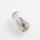 Dvarw Style MTL RTA Rebuildable Tank Atomizer - Silver, 316 Stainless Steel, 2ml, 16mm Diameter