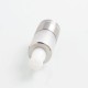Dvarw Style MTL RTA Rebuildable Tank Atomizer - Silver, 316 Stainless Steel, 2ml, 16mm Diameter