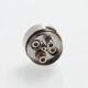 Dvarw Style MTL RTA Rebuildable Tank Atomizer - Silver, 316 Stainless Steel, 2ml, 16mm Diameter