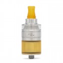 415 Four One Five S61 V2 Style Genesis Atty RDTA Rebuildable Atomizer - Silver, 316SS + PEI, 3.0ml, 22mm Diameter