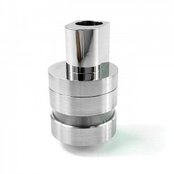 Monad V2 Style Genesis MTL RDTA Rebuildable Tank Atomizer - Silver, 2.0ml, 22mm Diameter