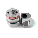 Monad V2 Style Genesis MTL RDTA Rebuildable Tank Atomizer - Silver, 2.0ml, 22mm Diameter