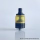 Rekavape Steam Tuners Edge Style MTL / DL RTA Atomizer - Black + Brown, Air Pin 0.8, 1, 1.2,1.5, 1.8, 2, 2.5, 3mm, 2.8ml, 22mm