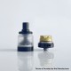 Rekavape Steam Tuners Edge Style MTL / DL RTA Atomizer - Black, Air Pin 0.8, 1, 1.2,1.5, 1.8, 2, 2.5, 3mm, 2.8ml, 22mm