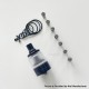 Rekavape Steam Tuners Edge Style MTL / DL RTA Atomizer - Black, Air Pin 0.8, 1, 1.2,1.5, 1.8, 2, 2.5, 3mm, 2.8ml, 22mm