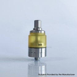 Rekavape Steam Tuners Edge Style MTL / DL RTA Atomizer - Silver + Brown, Air Pin 0.8, 1, 1.2,1.5, 1.8, 2, 2.5, 3mm, 2.8ml, 22mm