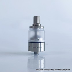 Rekavape Steam Tuners Edge Style MTL / DL RTA Atomizer - Silver, Air Pin 0.8, 1, 1.2,1.5, 1.8, 2, 2.5, 3mm, 2.8ml, 22mm