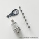 Rekavape Steam Tuners Edge Style MTL / DL RTA Atomizer - Silver, Air Pin 0.8, 1, 1.2,1.5, 1.8, 2, 2.5, 3mm, 2.8ml, 22mm