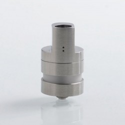 Monad V2 Style Genesis MTL RDTA Rebuildable Tank Atomizer - Silver, 2.0ml, 22mm Diameter