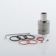 Monad V2 Style Genesis MTL RDTA Rebuildable Tank Atomizer - Silver, 2.0ml, 22mm Diameter