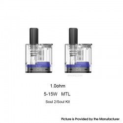 [Ships from Bonded Warehouse] Authentic GeekVape Soul Pod Cartridge Boost Version for Soul / Soul 2 Pod - 4ml, 1.0ohm (2 PCS)