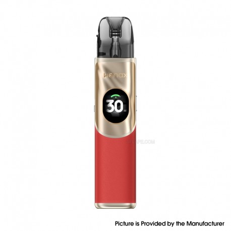 [Ships from Bonded Warehouse] Authentic GeekVape Wenax Q2 30W Pod System Kit - Ruby Amber, 1250mAh, 3ml, 0.6ohm / 0.8ohm
