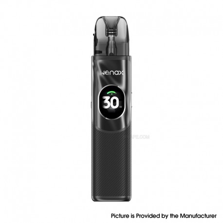 [Ships from Bonded Warehouse] Authentic GeekVape Wenax Q2 30W Pod System Kit - Fiber Black, 1250mAh, 3ml, 0.6ohm / 0.8ohm