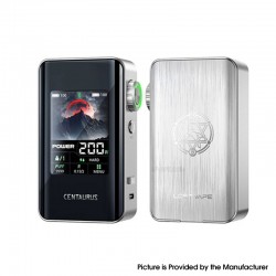 [Ships from Bonded Warehouse] Authentic Lost Vape Centaurus BT200 200W Box Mod - Platinum Crest, VW 5~220W, 2 x 18650