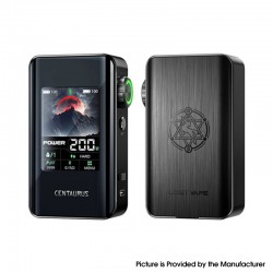 [Ships from Bonded Warehouse] Authentic Lost Vape Centaurus BT200 200W Box Mod - Platinum Ridge, VW 5~220W, 2 x 18650