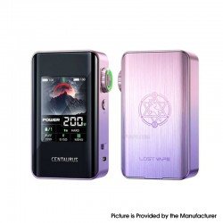[Ships from Bonded Warehouse] Authentic Lost Vape Centaurus BT200 200W Box Mod - Pink Purple, VW 5~220W, 2 x 18650