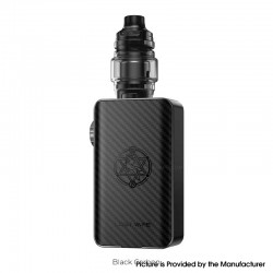 [Ships from Bonded Warehouse] Authentic Lost Vape Centaurus BT200 200W Box Mod Kit - Black Carbon, VW 5~220W, 2 x 18650