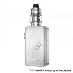 [Ships from Bonded Warehouse] Authentic Lost Vape Centaurus BT200 200W Box Mod Kit - Platinum Crest, VW 5~220W, 2 x 18650