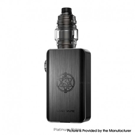 [Ships from Bonded Warehouse] Authentic Lost Vape Centaurus BT200 200W Box Mod Kit - Platinum Ridge, VW 5~220W, 2 x 18650
