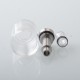 Replacement Bell Tank Tube Kit for Empire V Style RTA - Translucent, Stainless Steel + PC