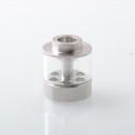 Replacement Tank Tube Kit with Blank Surface for Empire V Style RTA - Transparent, Stainless Steel + Glass