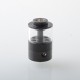 Empire V Style RTA Rebuildable Tank Atomizer with Blank Surface - Black, 23mm Diameter