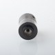 Empire V Style RTA Rebuildable Tank Atomizer with Blank Surface - Black, 23mm Diameter