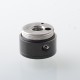 Empire V Style RTA Rebuildable Tank Atomizer with Blank Surface - Black, 23mm Diameter